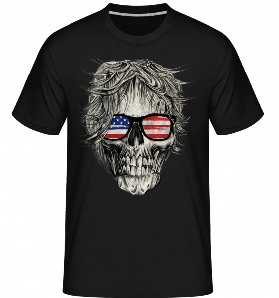 Skull America -  T-Shirt Shirtinator homme - Noir - Devant