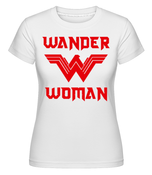 Wander Woman - Shirtinator Frauen T-Shirt - Weiß - Vorne