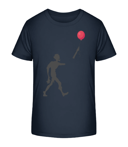 Zombie Ballon - T-shirt bio Enfant Stanley Stella - Bleu marine - Devant