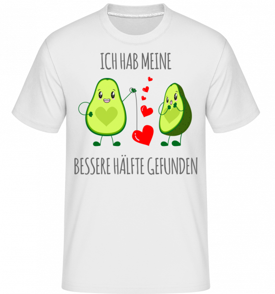 Avocado Love - Shirtinator Männer T-Shirt - Weiß - Vorn