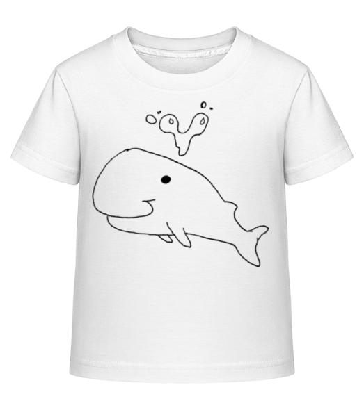 Enfant Comic - Baleine - T-shirt shirtinator Enfant - Blanc - Devant