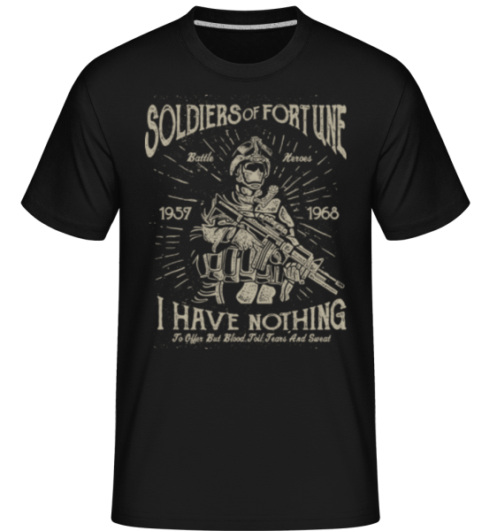 Soldiers Of Fortune -  T-Shirt Shirtinator homme - Noir - Devant