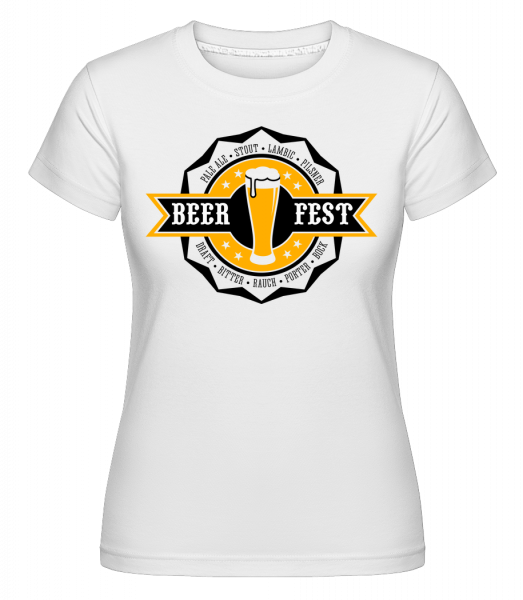 Beer Fest - Shirtinator Frauen T-Shirt - Weiß - Vorn