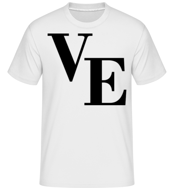 Ve - Shirtinator Männer T-Shirt - Weiß - Vorne