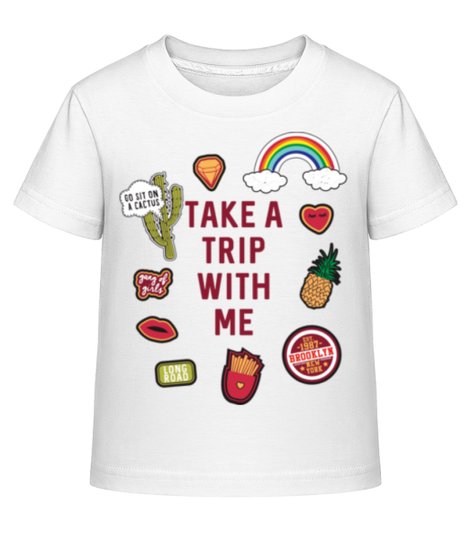 Take A Trip With Me - T-shirt shirtinator Enfant - Blanc - Devant