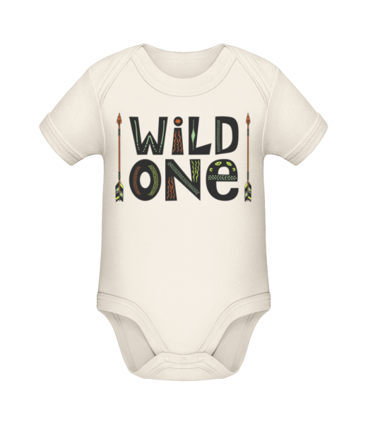 Wild One - Baby Bio Strampler - Creme - Vorne