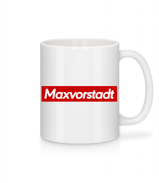 Maxvorstadt - Tasse - Weiß - Vorn