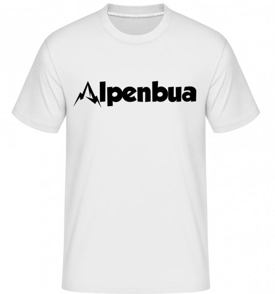 Alpenbua - Shirtinator Männer T-Shirt - Weiß - Vorn