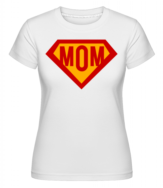 Mom Superhero - Shirtinator Frauen T-Shirt - Weiß - Vorn