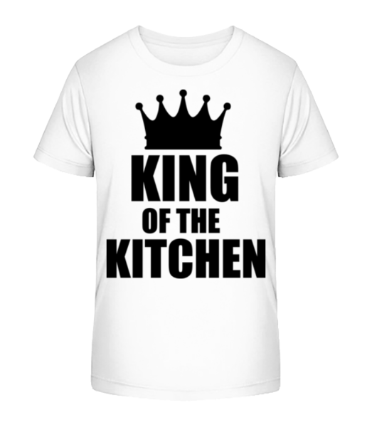 King Of The Kitchen - T-shirt bio Enfant Stanley Stella - Blanc - Devant