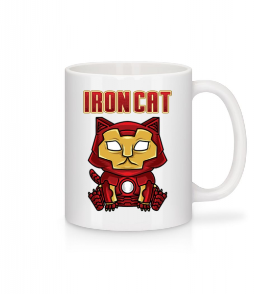 Iron Cat - Tasse - Weiß - Vorne