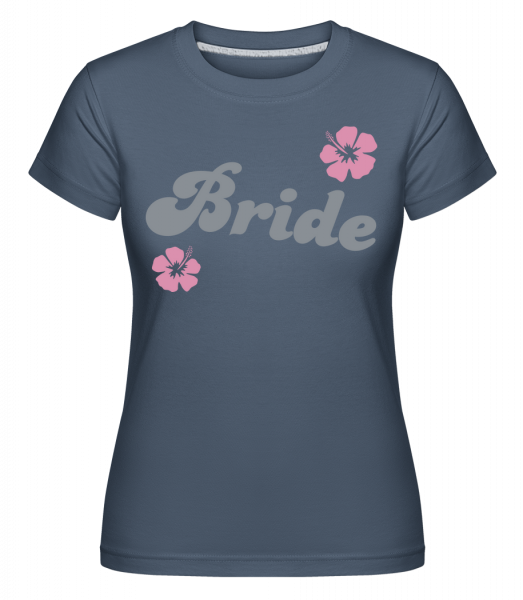 Bride -  T-shirt Shirtinator femme - Bleu denim - Devant