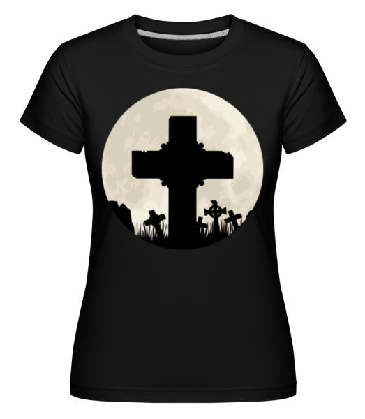 Gothic Scenery Circle - Shirtinator Frauen T-Shirt - Schwarz - Vorne