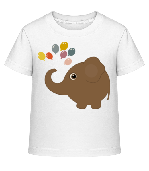 Enfant Comic - Éléphant - T-shirt shirtinator Enfant - Blanc - Devant