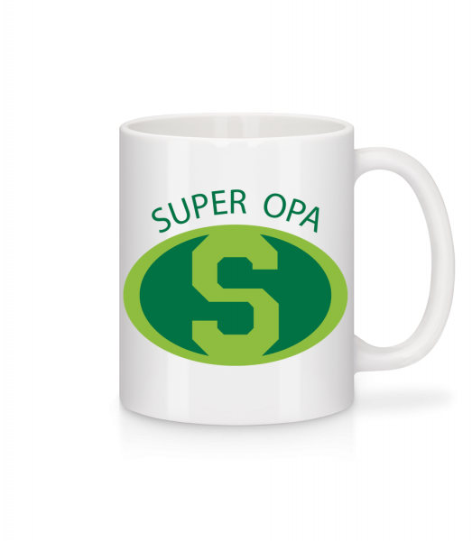 Super Opa - Tasse - Weiß - Vorn