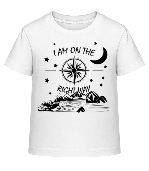 I Am On The Right Way - T-shirt shirtinator Enfant - Blanc - Devant