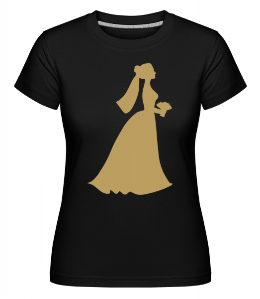 Mariée Comic -  T-shirt Shirtinator femme - Noir - Devant