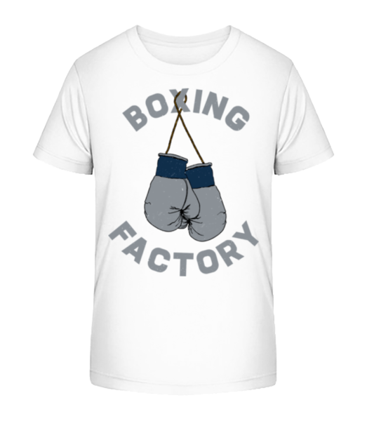 Boxing Factory - Kinder Bio T-Shirt Stanley Stella - Weiß - Vorne