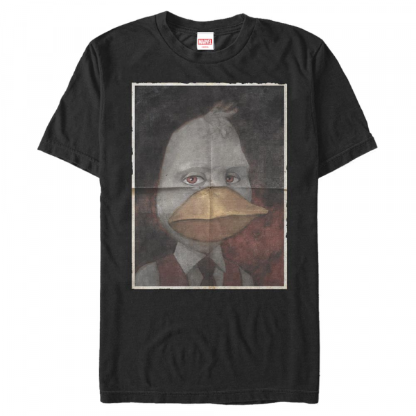 Marvel - Howard the Duck Howard Duckman - Homme T-shirt - Noir - Devant