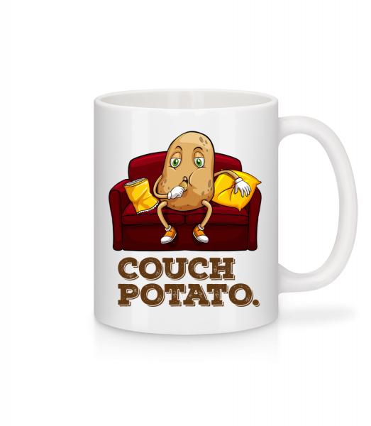 Couch Potato - Mug en céramique blanc - Blanc - Devant