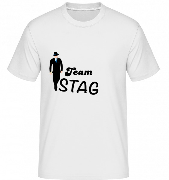Team Stag -  T-Shirt Shirtinator homme - Blanc - Devant