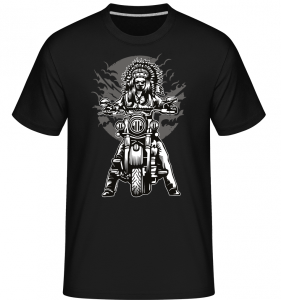 Indian Chief Motorcycle - Shirtinator Männer T-Shirt - Schwarz - Vorn