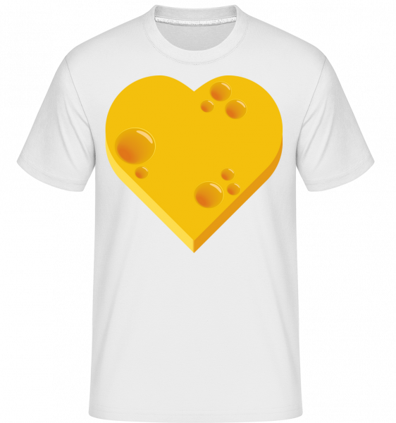 Coeur De Fromage -  T-Shirt Shirtinator homme - Blanc - Devant