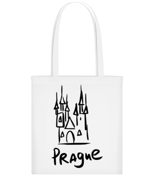 Signe De Prague - Tote Bag - Blanc - Devant