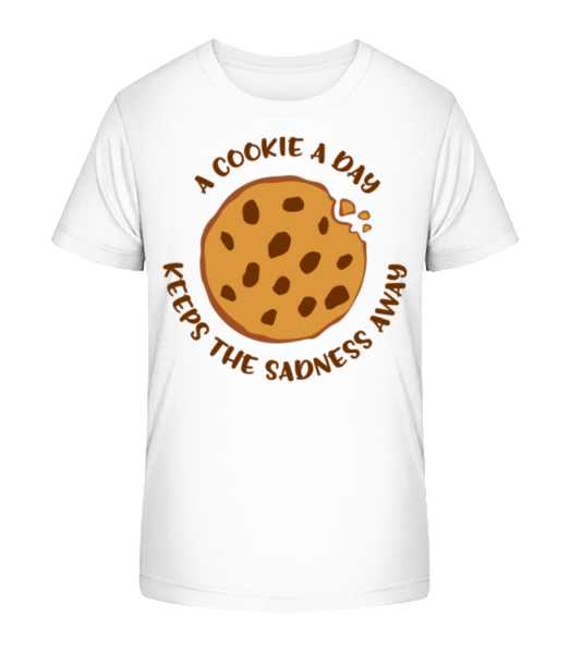 A Cookie A Day - T-shirt bio Enfant Stanley Stella - Blanc - Devant
