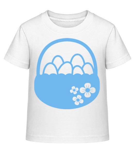 Easter Basket Icon - T-shirt shirtinator Enfant - Blanc - Devant