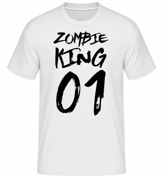 Zombie King -  T-Shirt Shirtinator homme - Blanc - Devant