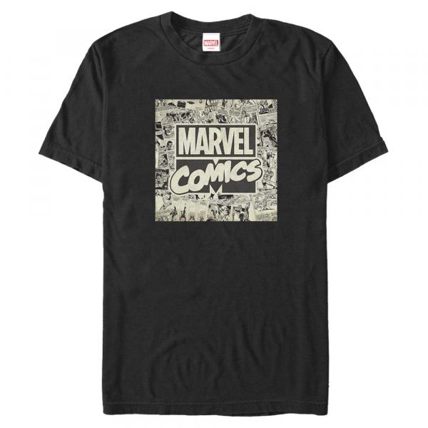 Marvel - Avengers - Logo - Homme T-shirt - Noir - Devant