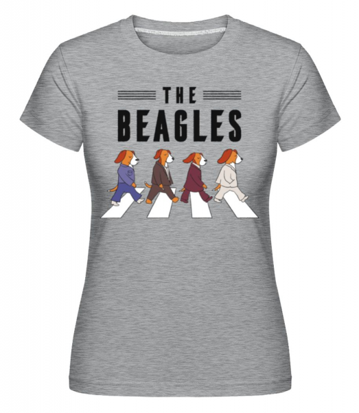 The Beagles - Shirtinator Frauen T-Shirt - Grau meliert - Vorne
