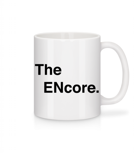 The Encore - Mug en céramique blanc - Blanc - Devant