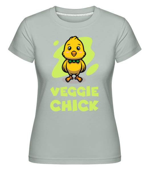 Veggie Chick - Shirtinator Frauen T-Shirt - Mintgrün - Vorne