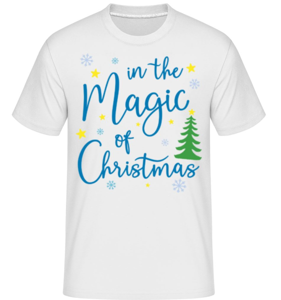 In The Magic Of Christmas - Shirtinator Männer T-Shirt - Weiß - Vorne