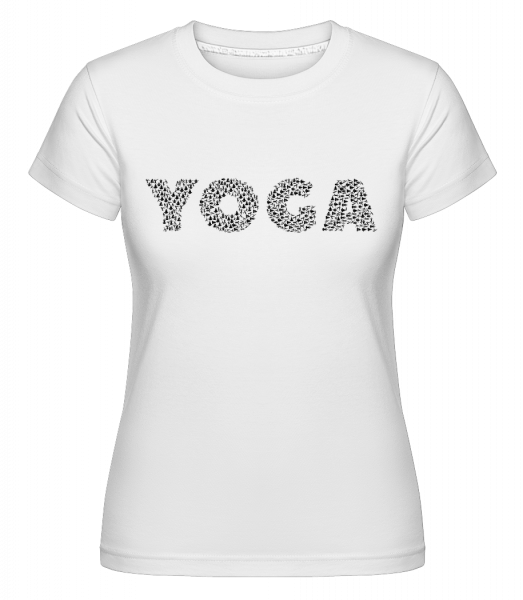 Yoga -  T-shirt Shirtinator femme - Blanc - Devant
