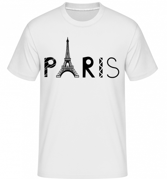 Paris France - Shirtinator Männer T-Shirt - Weiß - Vorn