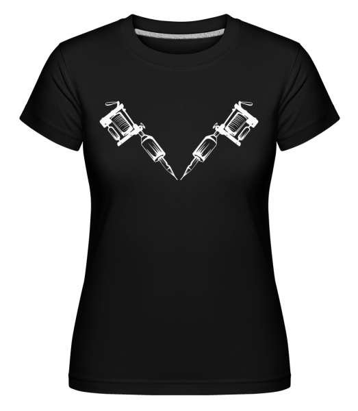 Machine À Tatouer -  T-shirt Shirtinator femme - Noir - Devant