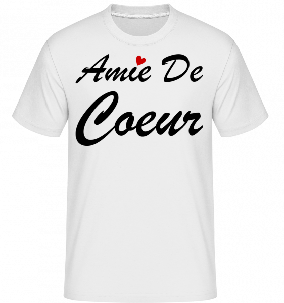 Amie De Coeur -  T-Shirt Shirtinator homme - Blanc - Devant
