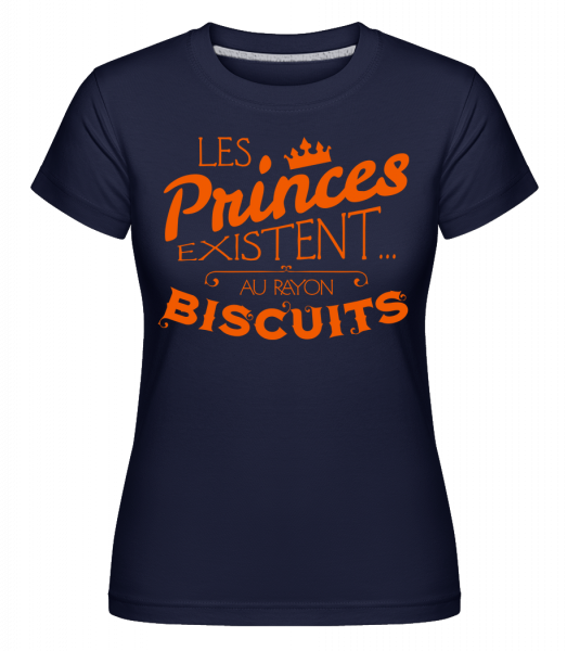 Les Princes Existent -  T-shirt Shirtinator femme - Marine - Devant