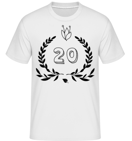 20ème Anniversaire -  T-Shirt Shirtinator homme - Blanc - Devant