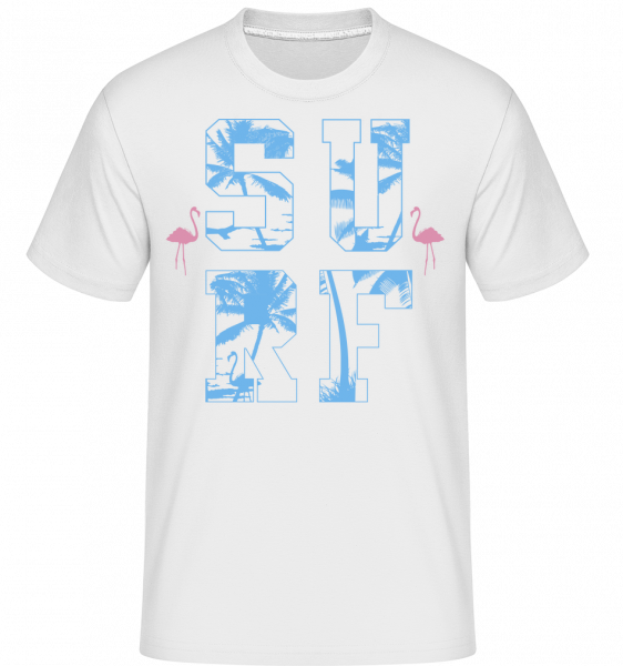 Surf Icon -  T-Shirt Shirtinator homme - Blanc - Devant