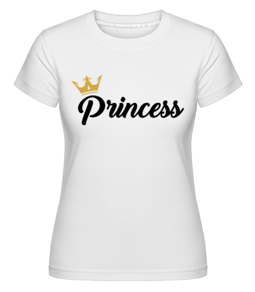 Princess -  T-shirt Shirtinator femme - Blanc - Devant
