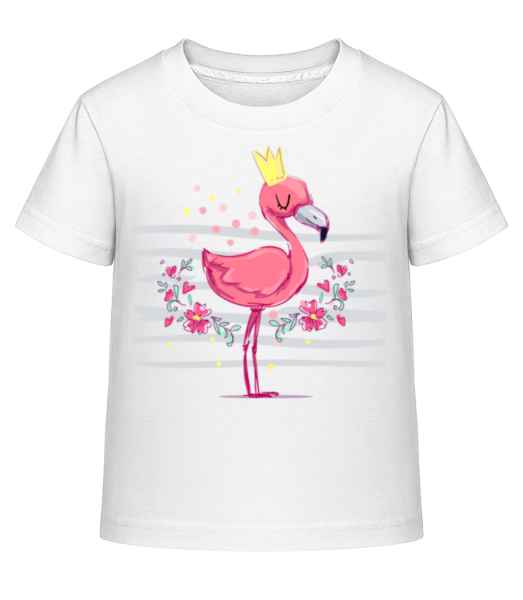 Royal Flamingo - T-shirt shirtinator Enfant - Blanc - Devant