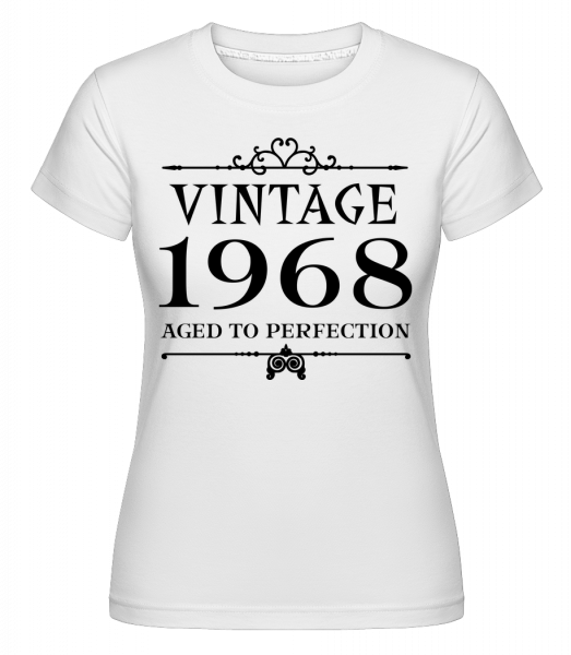 Vintage 1968 Perfection - Shirtinator Frauen T-Shirt - Weiß - Vorn