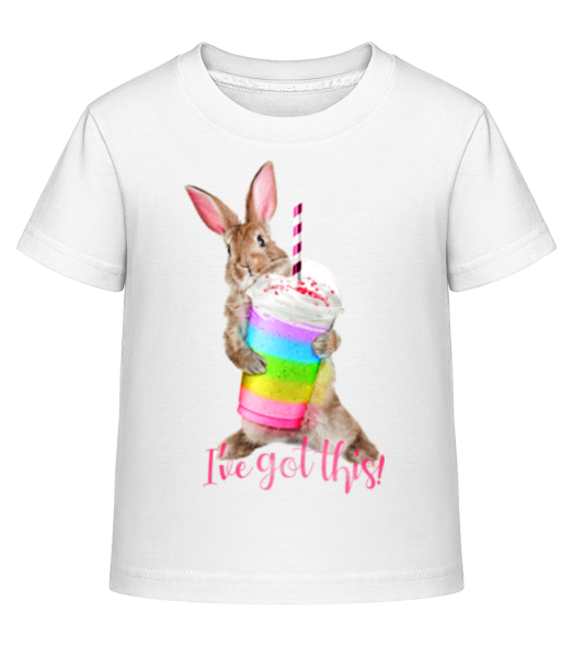 I Have Got This Rabbit - Kinder Shirtinator T-Shirt - Weiß - Vorne