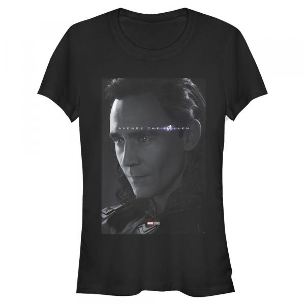 Marvel - Avengers Endgame - Loki Avenge - Femme T-shirt - Noir - Devant