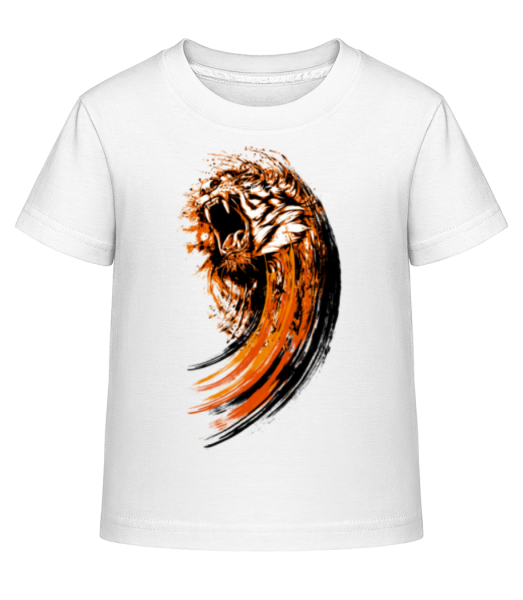 Tigre Rugissant - T-shirt shirtinator Enfant - Blanc - Devant