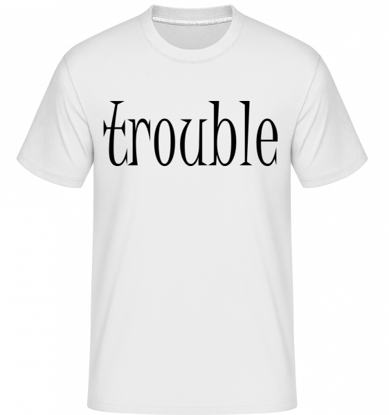 Trouble Makers Partner -  T-Shirt Shirtinator homme - Blanc - Devant